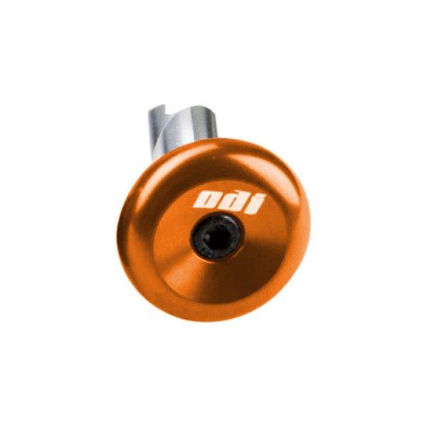 ODI® - Orange Aluminum Handlebar End Plugs