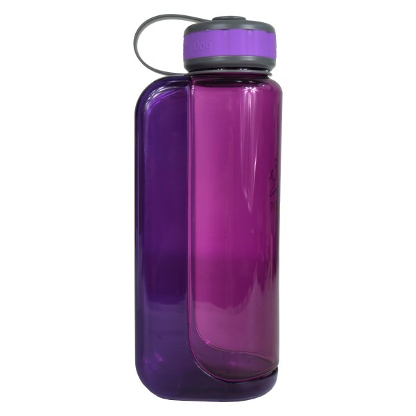 OllyDog® - 34 fl. oz. Plum Pet Water Bottle with Cup