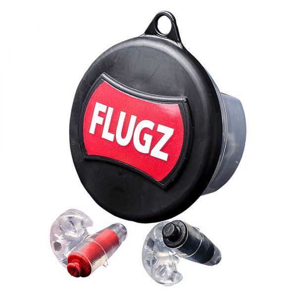 Otis® - Flugz™ 21 dB Red/Black Passive Earplugs