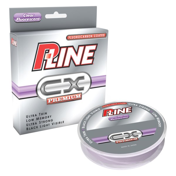 P-Line® - CX Premium Coated 300 yd 8 lb Clear Flourescent Fluorocarbon Line
