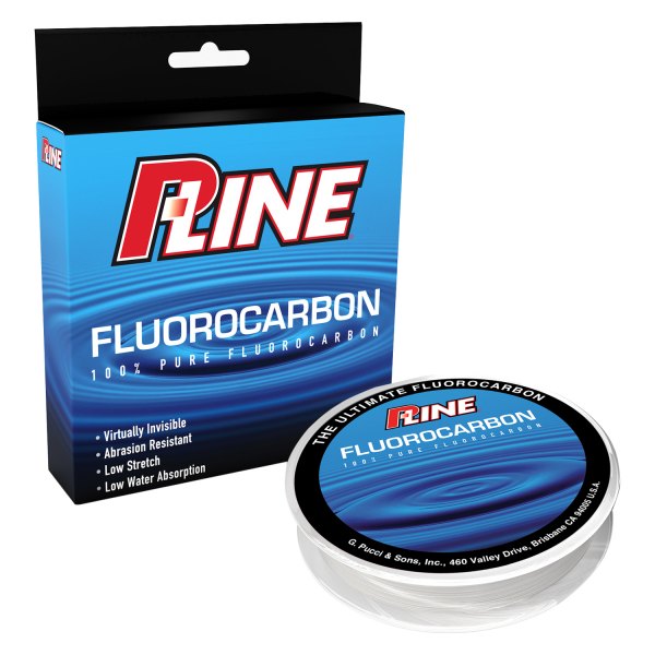 P-Line® - 250 yd 10 lb Clear Low Stretch Fluorocarbon Line