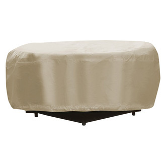 PCI® - Round Tan Fire Pit Cover (48" D x 8" H)