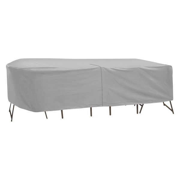 PCI® - Gray Oval/Rectangular Patio Bar Table & Chair Combo Cover