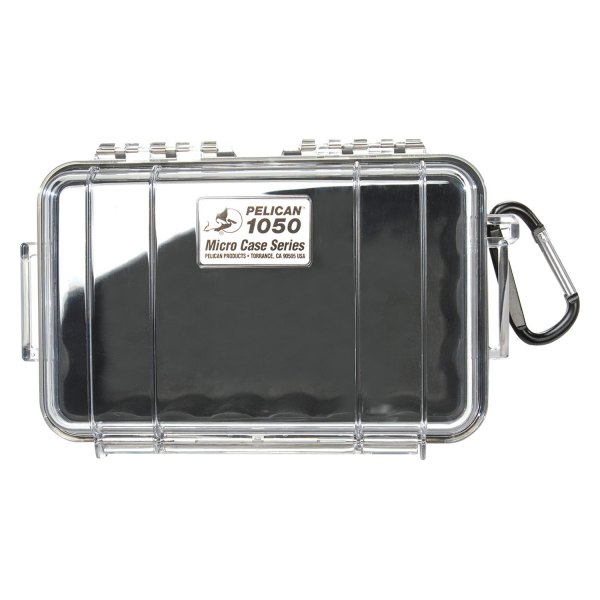 Pelican® - 1050 Micro™ Black/Clear Hard Case for Memory Cards