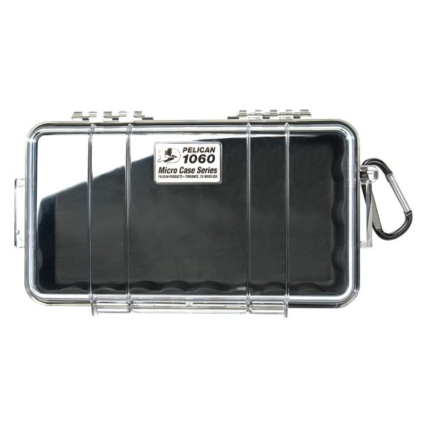Pelican® - 1060 Micro™ Black/Clear Hard Case for Memory Cards