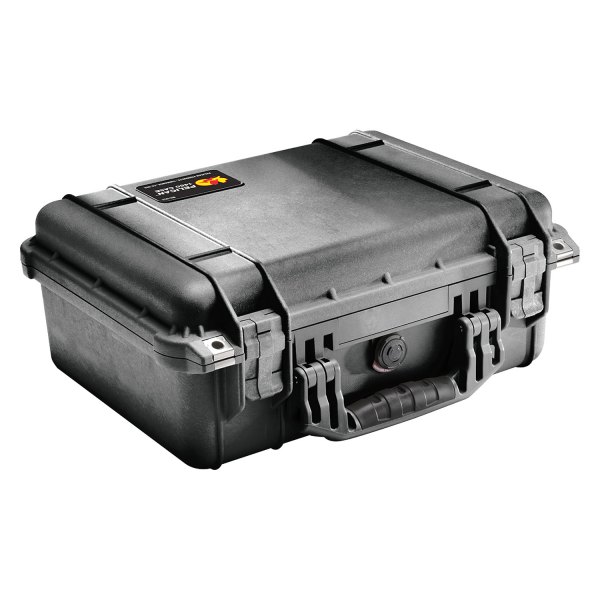 Pelican® - 1450™ 16.44" x 13" x 6.82" Black Hard Case with Padded Dividers
