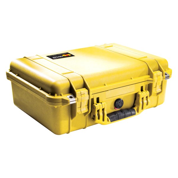 Pelican® - 1500™ 18.5" x 14.06" x 6.93" Yellow Hard Case with Foam