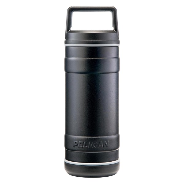 Pelican® - 18 fl. oz. Black Stainless Steel Vacuum Insulation Bottle