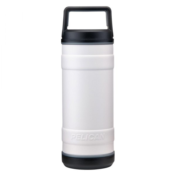 Pelican® - 18 oz. White Stainless Steel Vacuum Traveler Bottle