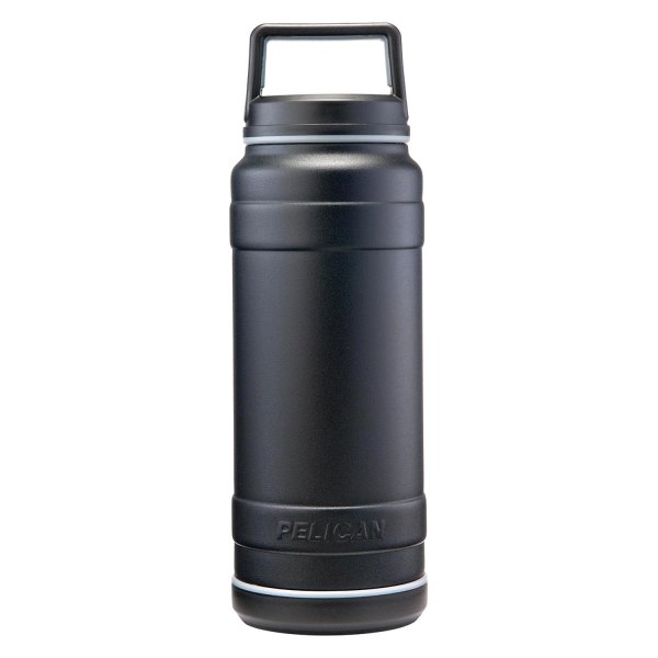 Pelican® - 32 fl. oz. Black Stainless Steel Vacuum Insulation Bottle