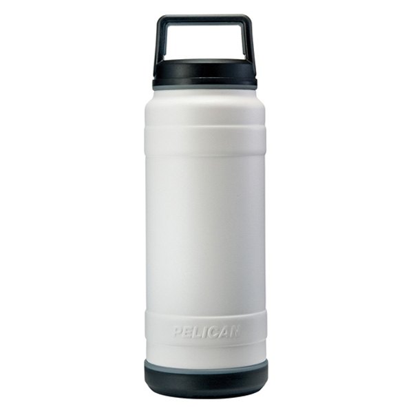 Pelican® - 32 fl. oz. White Stainless Steel Vacuum Insulation Bottle