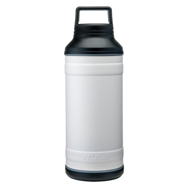 Pelican® - 64 oz. White Stainless Steel Vacuum Traveler Bottle