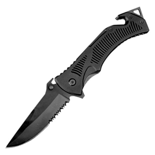 Performance Tool® - 3.5" Straight Back Serrated Folding Knife
