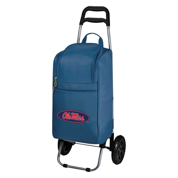 Picnic Time® - NCAA Ole Miss Rebels 37-Can Navy Wheeled Cart Cooler