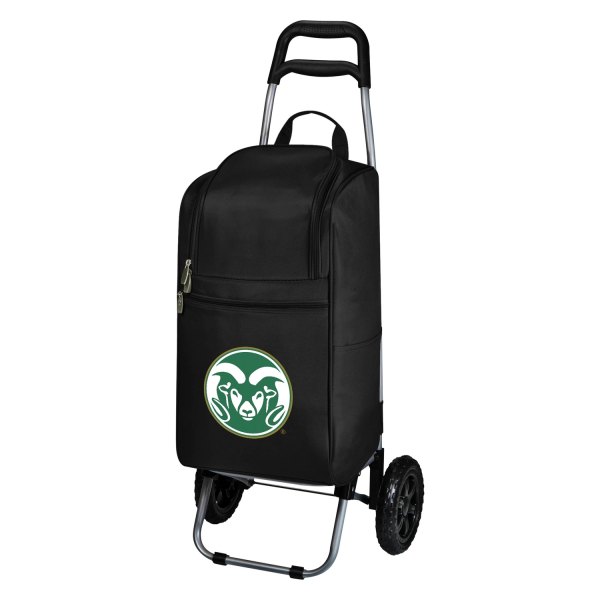 Picnic Time® - NCAA Colorado State Rams 37-Can Black Wheeled Cart Cooler