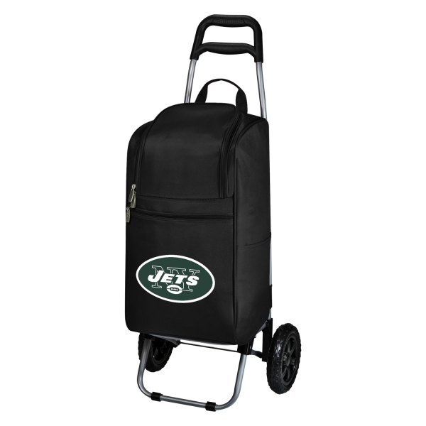 Picnic Time® - NFL New York Jets 37-Can Black Wheeled Cart Cooler