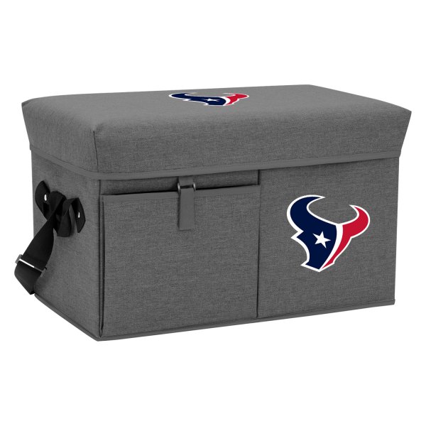 Picnic Time® - Ottoman NFL Houston Texans 24-Can Gray Soft Cooler with Seat