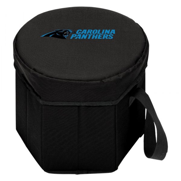 Picnic Time® - Bongo NFL Carolina Panthers 12 qt Black Soft Cooler with Seat