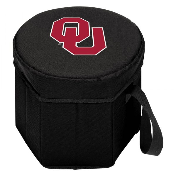 Picnic Time® - Bongo NCAA Oklahoma Sooners 12 qt Black Soft Cooler with Seat