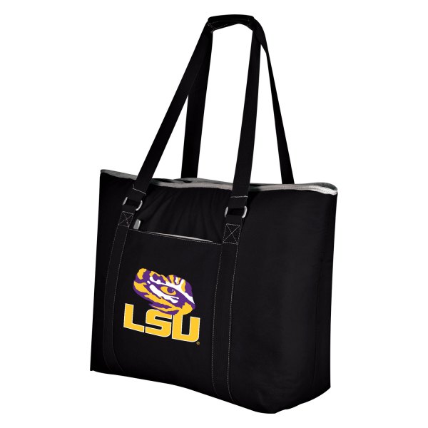 Picnic Time® - Tahoe XL NCAA LSU Tigers 48-Can Black Cooler Tote Bag