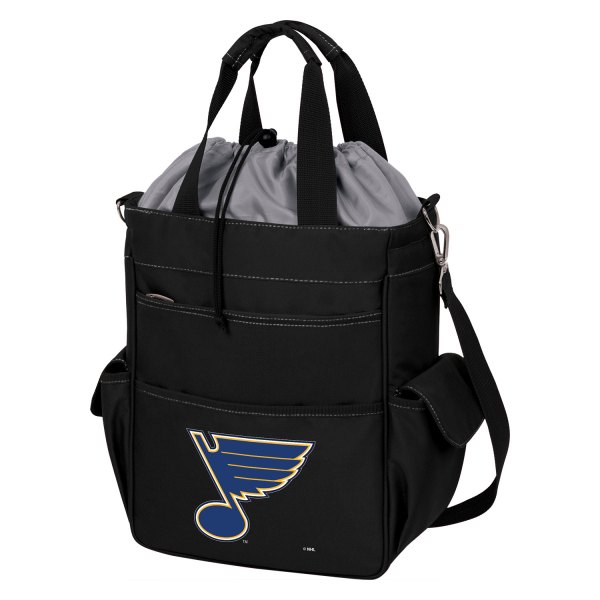Picnic Time® - Activo NHL St Louis Blues 13 qt Black Cooler Tote Bag