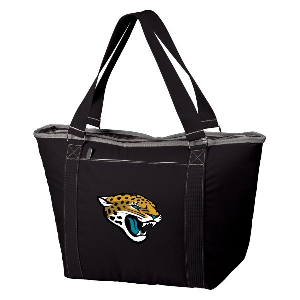 Picnic Time® - Topanga NFL Jacksonville Jaguars 24-Can Black Cooler Tote Bag