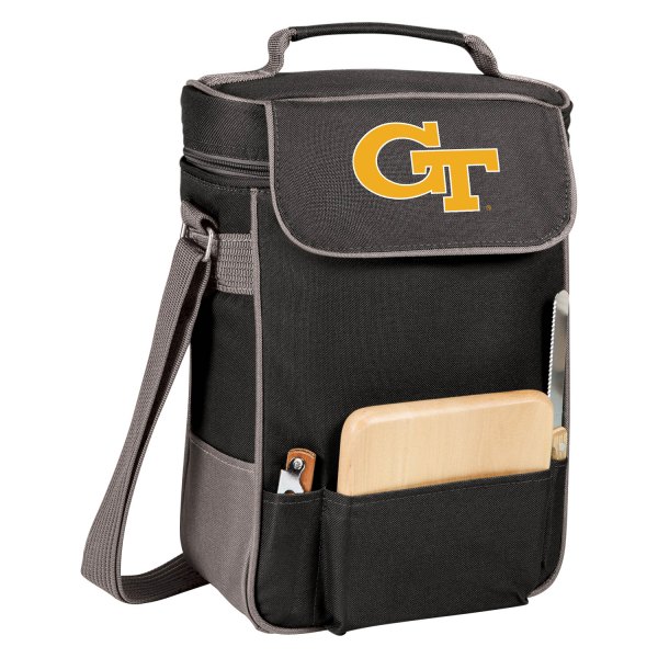 Picnic Time® - Duet Georgia Tech Yellow Jackets Black Wine and Cheese Tote