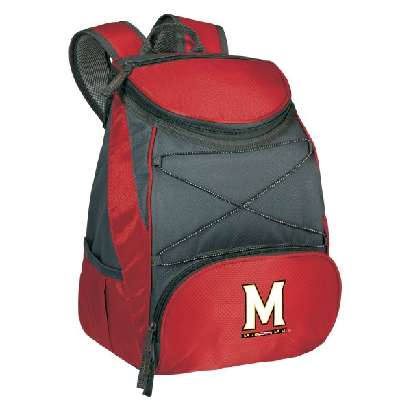 Picnic Time® - PTX NCAA Maryland Terrapins 20-Can Red/Gray Cooler Backpack