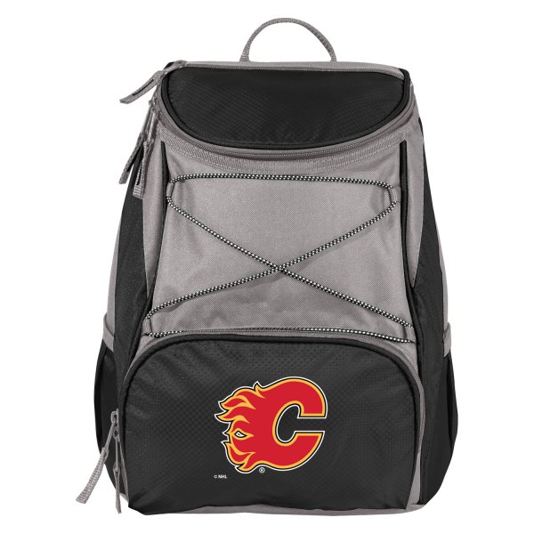 Picnic Time® - PTX NHL Calgary Flames 20-Can Black Cooler Backpack