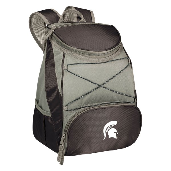 Picnic Time® - PTX NCAA Michigan State Spartans 20-Can Black/Gray Cooler Backpack