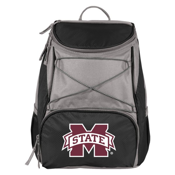Picnic Time® - PTX NCAA Mississippi State Bulldogs 20-Can Black/Gray Cooler Backpack