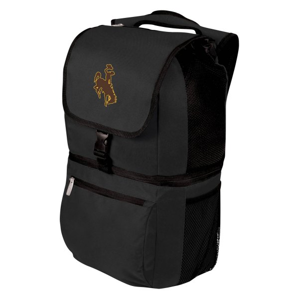 Picnic Time® - Zuma NCAA Wyoming Cowboys 27 qt Black Cooler Backpack
