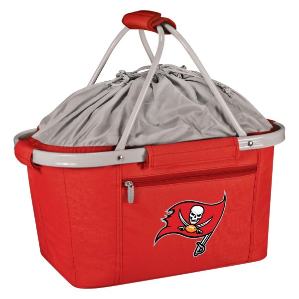 Picnic Time® - Metro Tampa Bay Buccaneers Red Picnic Basket Collapsible Cooler Tote
