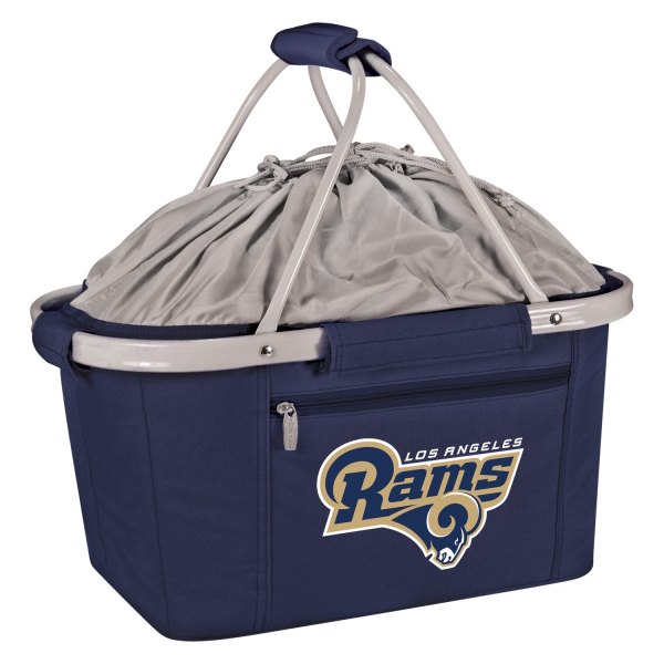 Picnic Time® - Metro Los Angeles Rams Navy Picnic Basket Collapsible Cooler Tote