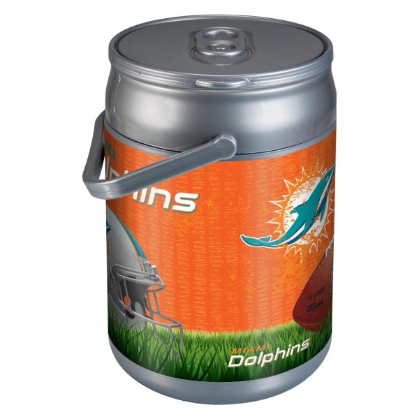 Picnic Time® - NFL Miami Dolphins 10-Can Silver Can Cooler