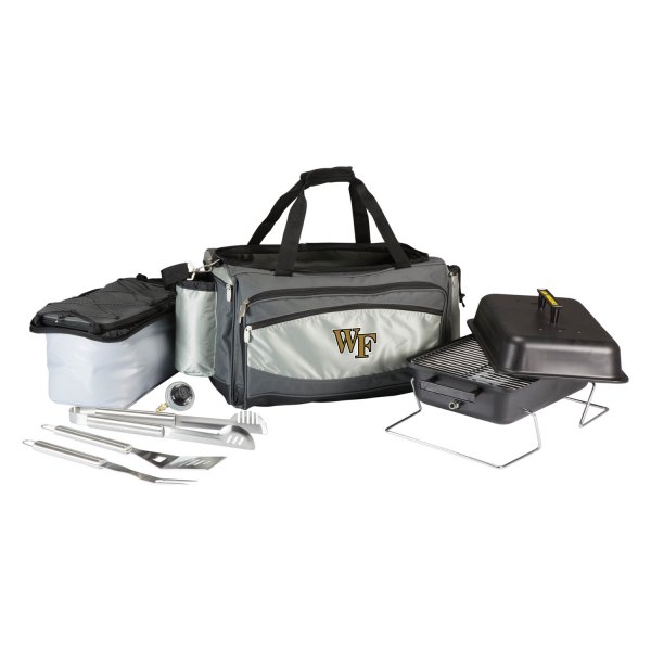 Picnic Time® - Vulcan NCAA Wake Forest Demon Deacons 24-Can Cooler Bag with Propane Grill