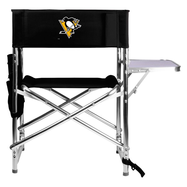 Picnic Time® - NHL Sports Pittsburgh Penguins Black Camp Chair