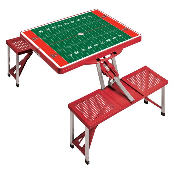 Picnic Time® - NCAA Sport Texas Tech Red Raiders Red Portable Folding Camp Table Set