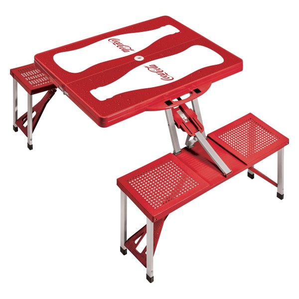 Picnic Time 811 00 100 916 0 Coca Cola Coke Bottle Picnic Table Set Recreationid Com