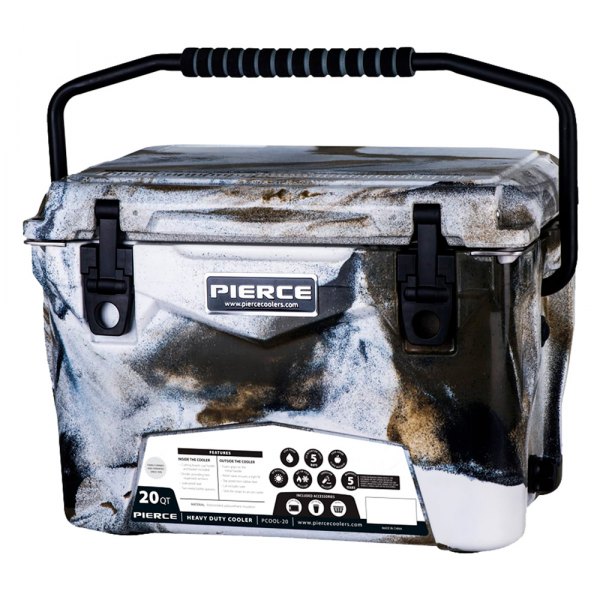Pierce® - 20 qt Desert Camo Hard Cooler