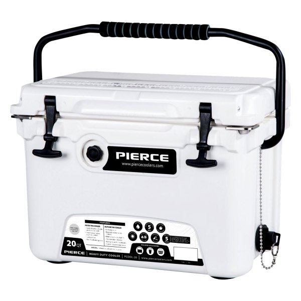 Pierce® - 20 qt White Hard Cooler