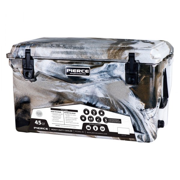 Pierce® - 45 qt Desert Camo Hard Cooler