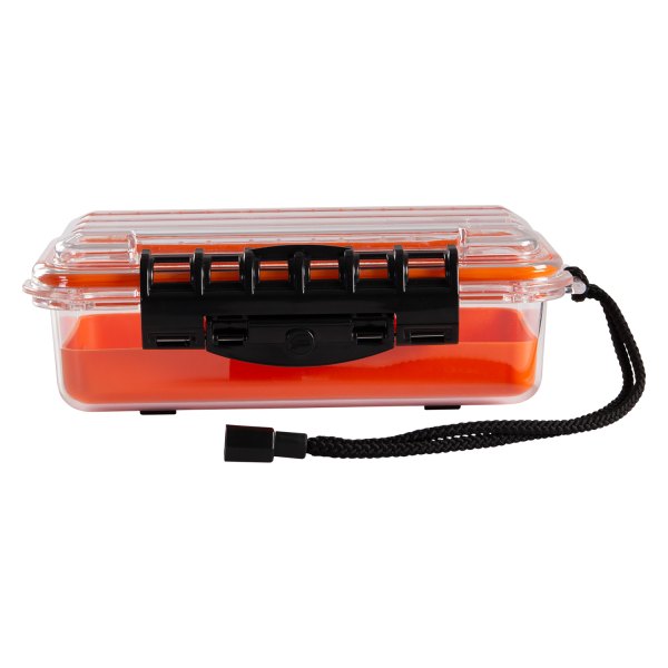 Plano® - Guide Series™ 9.06" x 3.13" Orange/Clear Plastic Waterproof Case