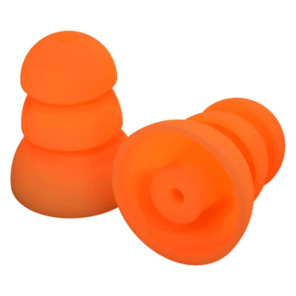 Plugfones® - Comfortiered™ Orange Silicone Plugs