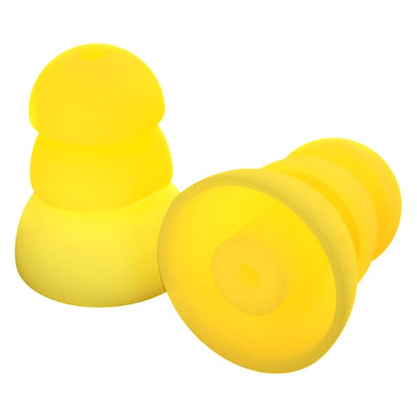 Plugfones® - Comfortiered™ Yellow Silicone Plugs