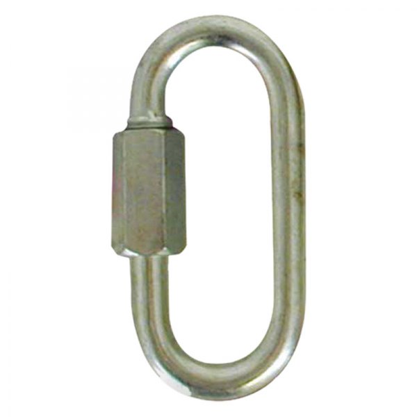 Prime Products® - 0.25" Oval Quick Lock Steel Bulk Carabiner