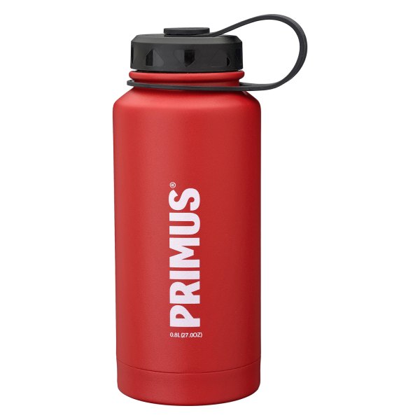 Primus® - TrailBottle™ 0.8 L Red Stainless Steel Vacuum Bottle