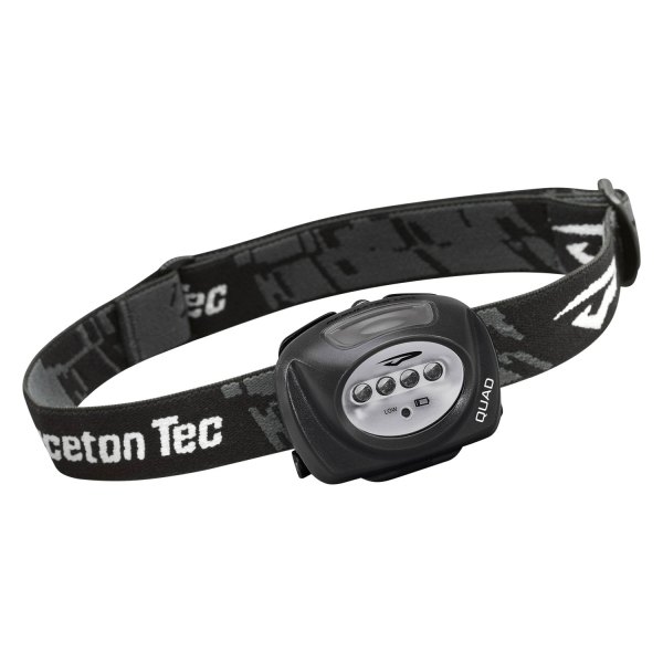 Princeton Tec® - Quad™ 78 lm Black LED Headlamp