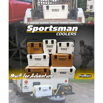 ProMaxx Automotive® - Sportsman 45 qt White Hard Cooler