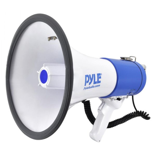 Pyle® - 50 W White Megaphone Speaker